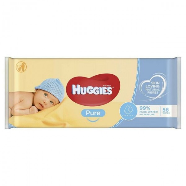 HUGGIES BABYPFL.PURE FEUCHT 56