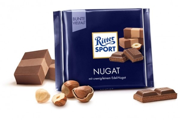 RITTER SPORT NUGAT 5ER PACK