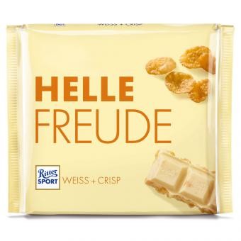 RITTER SPORT WEISS + CRISP 250G 5 PACK