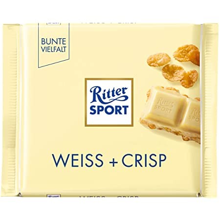RITTER SPORT WEISS & CRISP 5ER PACK