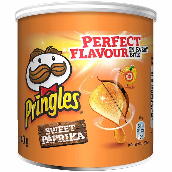 PRINGLES SWEET PAPRIKA 40G 12STK
